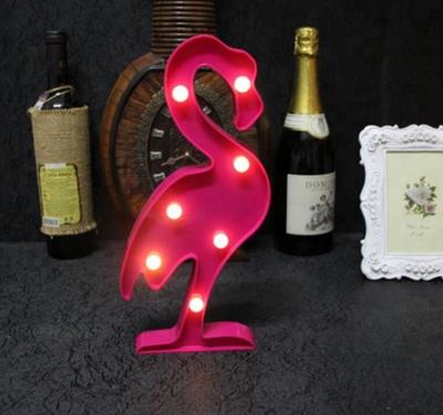 China Unicorn Flamingo Table Lamp Novelty 3D Marquee LED Table Room Novelty LED Night Light Star Moon Cloud Heart Deer Decor Letter for sale