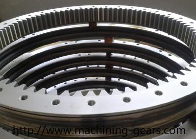 China Bronze / Brass Large Diameter Gears Mining Machinery External Ring Gear for sale