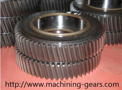 China Machinery Parts Large Diameter Spur Helical Gear 20mm - 2200mm Diameter for sale