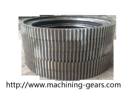 China Cylindrical Large Diameter Gears Aluminium Alloys Ring External Spur Gear for sale