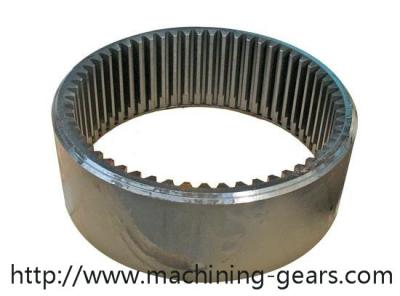 China Auto Parts Internal Gear Hub Industry Inner Blackened Aluminum Spur Gears for sale