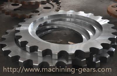 China Non - Standard Aluminum Motorcycle Chain Sprockets Industrial Machinery Parts for sale