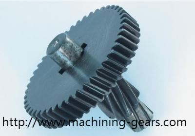 China 0.03mm Tolerance CNC Machining Gear Wheel Shaft With Spur Helical Gear for sale