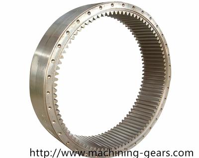 China Forging Steel Internal Gear , Mining Machinery Transmission Ring Gear for sale