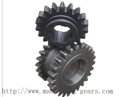 China Standard Industrial Duplex Chain Sprocket Wheels For Double Roller Chain for sale