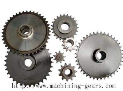 China Auto Transmission Chain Sprocket Wheel , Engineered  Roller Chain Sprockets for sale