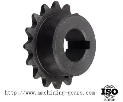 China Quenching / Blackened Chain Sprocket Wheel 0.03mm Tolerance Wear Resistance for sale