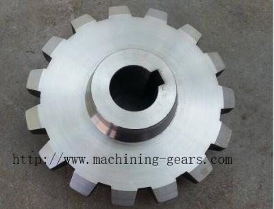 China Large Diameter Gears Stainless Steel Chain Sprocket Wheel With Heat Treatment for sale