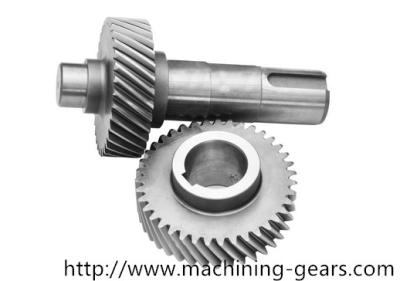 China Industry Carbon Steel Transmission Gear Shaft Wheel Sand Blasting For Oil Pump for sale