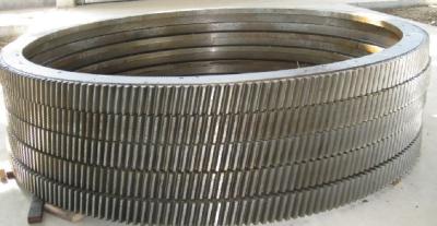 China Tube Mill / Ball Mill Girth Gear Stainless Steel Large Diameter Toothed Ring for sale