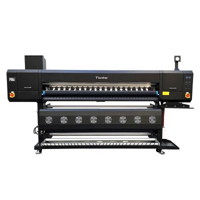 China Garment Shops Stable 8 Head I3200 Automatic Air Tension Take Up System Large Format Printer Sublimation Cotton Roll Printer With Dance Bar for sale