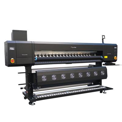 China Garment Shops I3200 High Speed ​​Stable 8 Head Garment Roll To Roll Direct Heat Transfer Sublimation Digital Industrial Printer Fabric Machine for sale