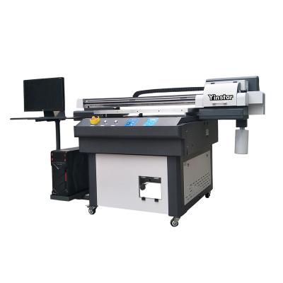 China Directly Hotels Digital Inkjet UV To Dtf Film Printer PVC Shrink Film Label Printing Machine With White Varnish Color Vacuum Worktable for sale