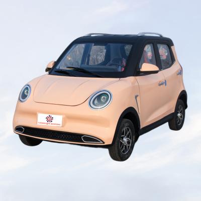 China Yes 2023 Cheap Four Wheels Electric Mini Car New Energy Vehicles Urban Courtesy Car Rural Commuting Mini Electric Car for sale