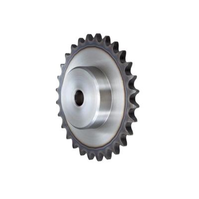 China Hot Selling Hotels Tooth Hardened Steel Sprocket C45 1045 Roller Chain Sprocket for sale