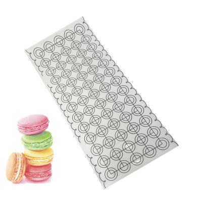 China Macaron Silicone Rolling Pad 60X26cm Non-Stick Non-Stick Baking Cookie Stocked Mat Kitchen Tools for sale