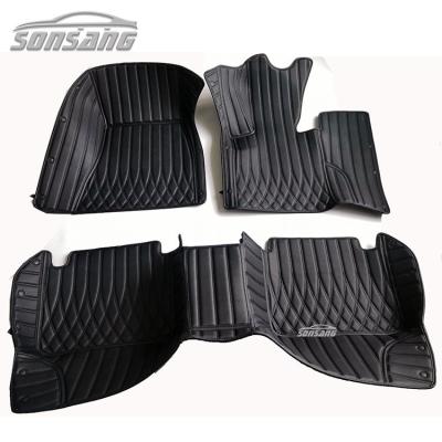 China Gold Supplier Factory Price Car Mats Super Luxury Premium Quality 5D Non-slip Floor Mats for sale