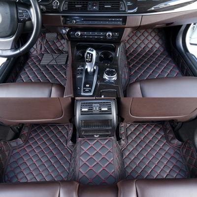 China Wholesale price factory unique car mats fashion leather waterproof/dustproof/non-slip/easy to clean full set for sale