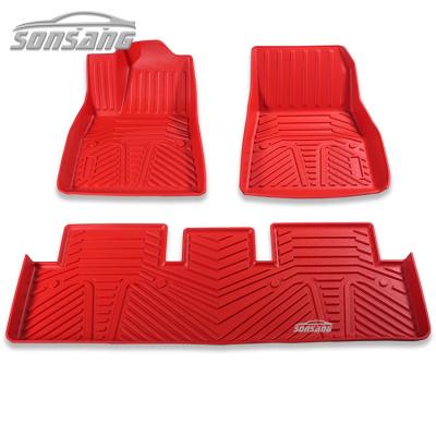 China Custom Fit Car Waterproof/Dustproof/Non-Slip/Easy to Clean Mats Rubber Full Set Floor Coverings from SONSANG for sale