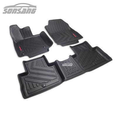 China SONSANG waterproof/dustproof/anti-slip/easy to clean special size dedicated car mats for Toyota RAV4 carpet car for sale