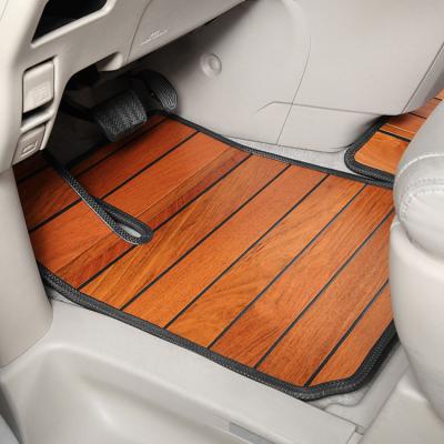 China Durable Eco-friendly Dustproof/Non-slip/Easy to Clean Good Quality Wooden Car Flooring for sale