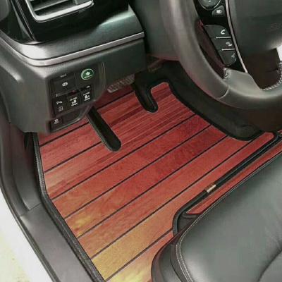 China Custom Made Carpet Car Wood Auto Accessory Floor Mat Chinese Manufacturer Dustproof/Non-Slip/Easy Clean for sale