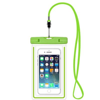 China IPX8 Waterproof Clear Waterproof Phone Bag Glow For Diving for sale