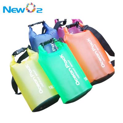 China Compression Multi-Function Multi-function Bag Cylinder Office Waist Dry Bag PVC Waterproof Bag with Shoulder Straps for Outdoor Camping Kayaking for sale