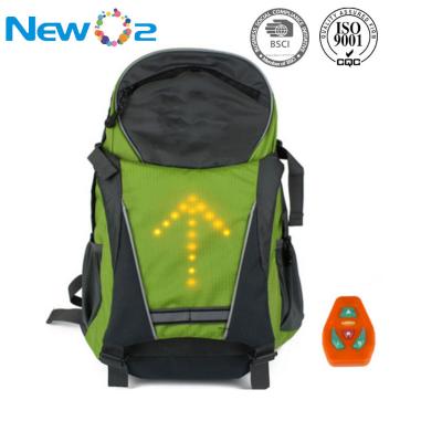 China Wholesale Wireless Night LED Signal Light Flashing Control Safe LED Signal Cycling Waterproof Wireless Control Backpack for sale