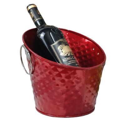 China Art Decor Stainless Steel Ice Bucket for Beer and Beverages as well as Party Decorations and Bars for sale