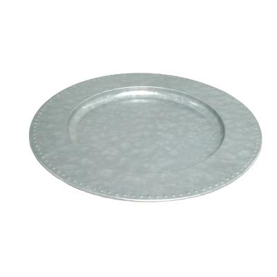 China Wholesaleo 0.45mm Galvanized Steel Dinner Dishes Kitchen Plates Dinnerware Set for sale