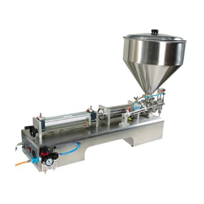 China M1WG 50-500ml Beverage Semi-automatic Single Head Pneumatic Paste Piston Filling Machine For Sauce Butter Frying Oil Motor Oil Washing Liqui for sale