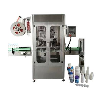 China New Beverage Pet Full Automatic Bottle Band Heat Shrink Sleeve Labeling Machine for sale