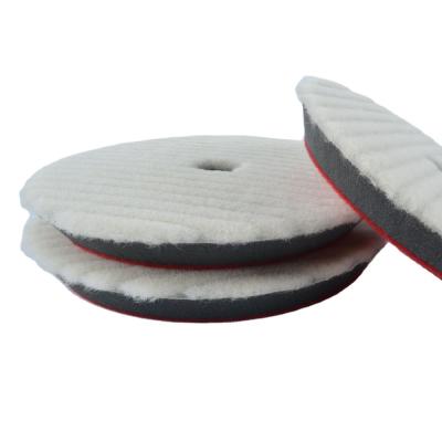 China Strong Longevity Car Beauty Factory Selling Durable Woolen Polishing Pad Polishing Pads for sale