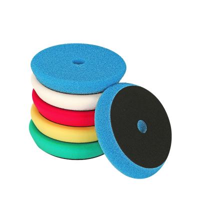 China Longevity Strong Professional Car Foam Protector Wax Buffing Polishing Pad 5 Inch 6 Inch for sale