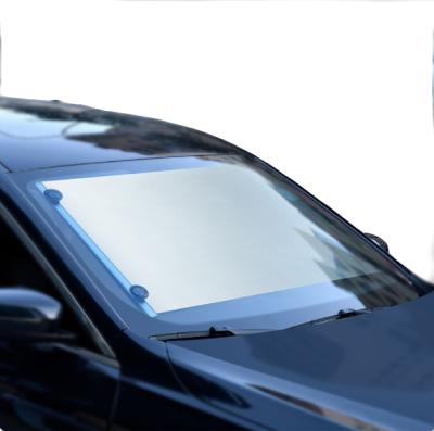 China Lowering Car Interior Temperatures Wholesale 20Pcs/Ctn Car Auto Retractable Cover Sunshield UV Front Window Foil Curtain For Protect Car Window Shade for sale