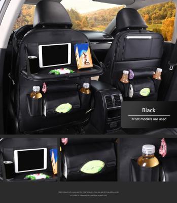 China 2021 New Foldable Car Backseat Organizer Car Backseat Protectors Car Organizers With Touch Screen Tablet Holder for sale