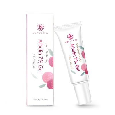 China Whitening Widely Used 15ML Top Quality White Arbutin 7% Gel Skin Repair Cream for sale