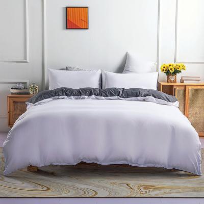 China Suowei OEM Nondisposable White Home Wholesale Textile Fabric Hotel Sheets Comforter Sets Bedding Polyester Pillow Cover for sale