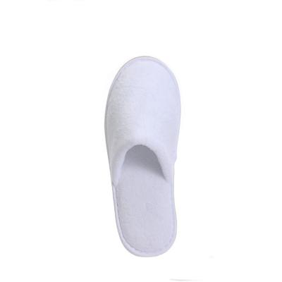 China Best Selling Comfortable Plush Hotel Shape Comfortable Slippers Unisex Travel Soft Slippers for sale