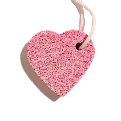 China Simple Wholesale High Quality Pedicure Tools Heart Shaped Mixed Pumice Stone for sale