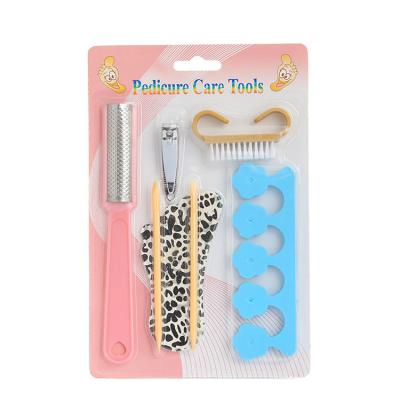 China Latest Modern Product Metal Foot Folder Pedicure Callus Remover Set Nail Clippers Manicure Beauty Kits Set for sale