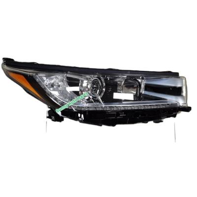 China 2017 High Quality Yellow Head Lamp Headlight For Toyota Highlander Kluger 2018 2019 2020 USA for sale