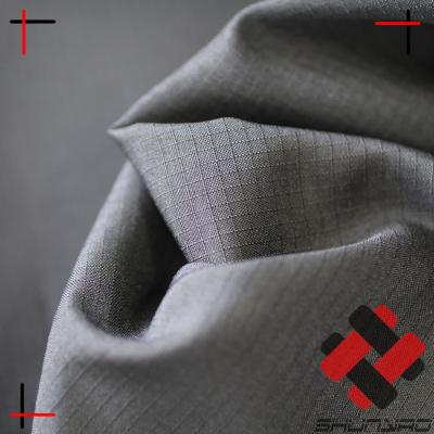 China Water Resistant Polyester Ripstop Fabric Recycled From Plastic Bottle for sale