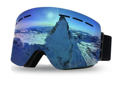 China Ski Goggles Sport Eyewear esférico magnético Frameless de encargo en venta