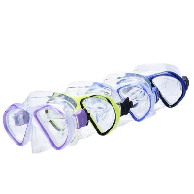 China Silicone Adults Anti Fog Glasses Clear View Underwater Snorkel Diving for sale