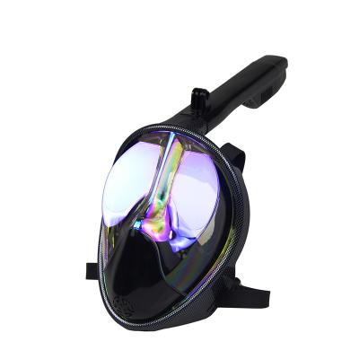 China Silicone 180 Degree Full Face Goggles With Snorkel Diving Using for sale