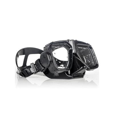 China Scratch Resistant Black Diving Snorkel Mask Watertight OEM Acceptable for sale