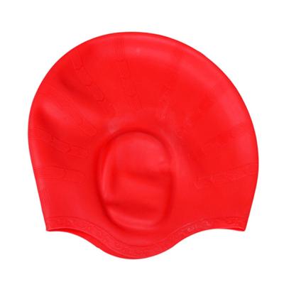 China Premium Waterproof Swim Caps For Toddlers Non Toxic Silicone Material Made for sale