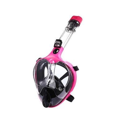 China 180 Degree Panoramic Viewing Shatterproof Diving Snorkel Mask  Silicone for sale